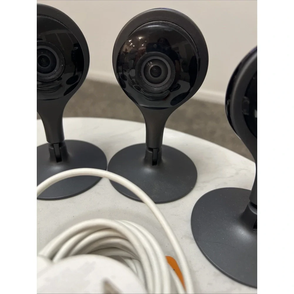 Google Nest Security Camera Indoor Cam A0005 Black Tested Working Lot‎ of 5